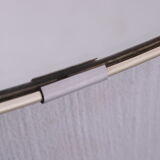 Miroir mural vintage avec bord doré, années 1960