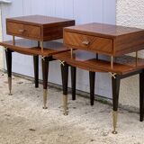 Pair of vintage bedside tables