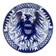 Blue bird decorative plate