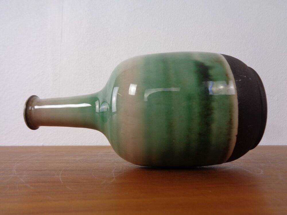 Small Danish ceramic vase from Hyllested, 1960s