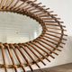 Vintage rattan mirror