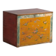 Antique chest painted in pine wood – China, circa 1930