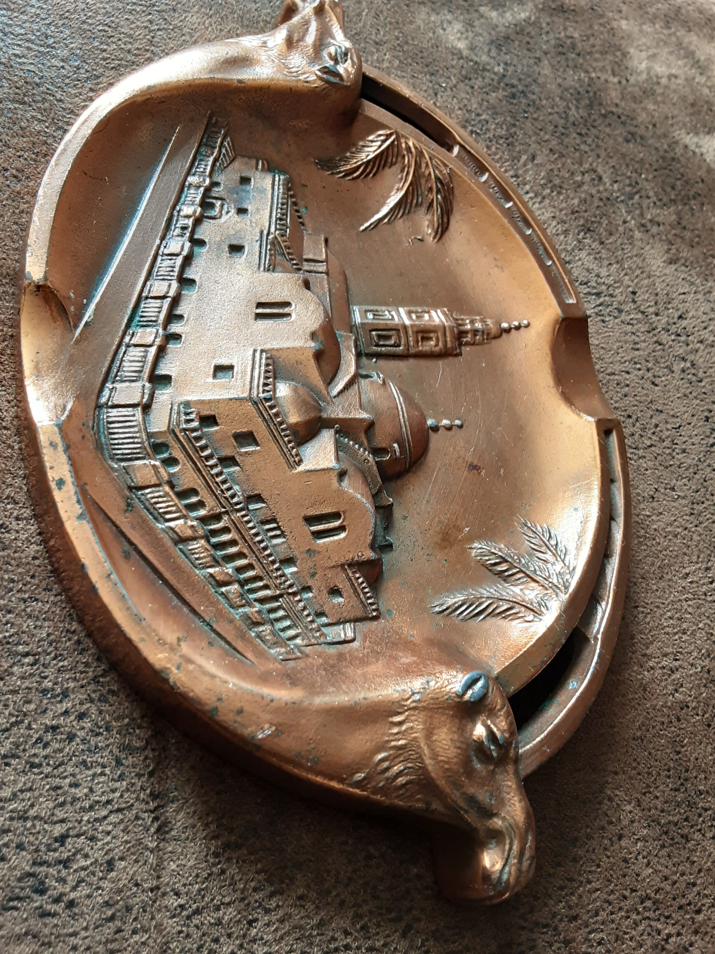 Copper ashtray Algeria
