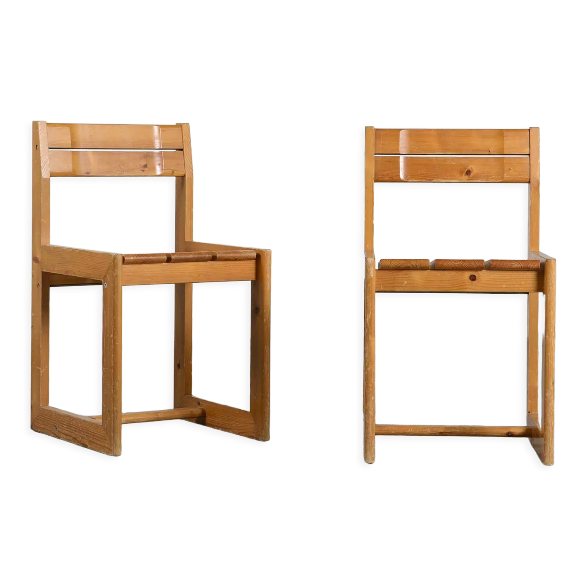 Pair of chairs by André Sornay, circa 1965