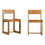 Pair of chairs by André Sornay, circa 1965