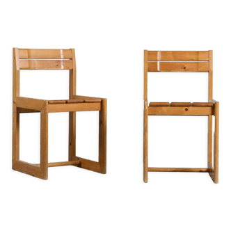 Pair of chairs by André Sornay, circa 1965