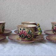 Quimper faience mugs