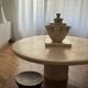 Anemone candle holder, centrepiece chandelier, raw minimalist ceramic sculpture.