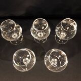 5 verres à cognac