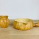 Pitcher and pan Grandjean Jourdan Vallauris, ceramic wood effect