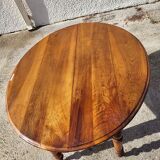 Table 6 feet in walnut with 3 extensions of the xix th century n23