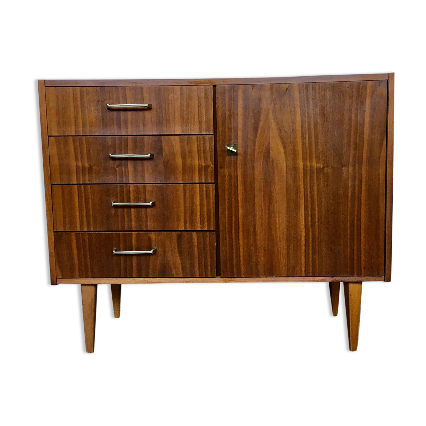 Buffet vintage retro 1950 feet spindles Scandinavian style