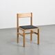 Chaise en Acajou Blond par André Sornay, circa 1960