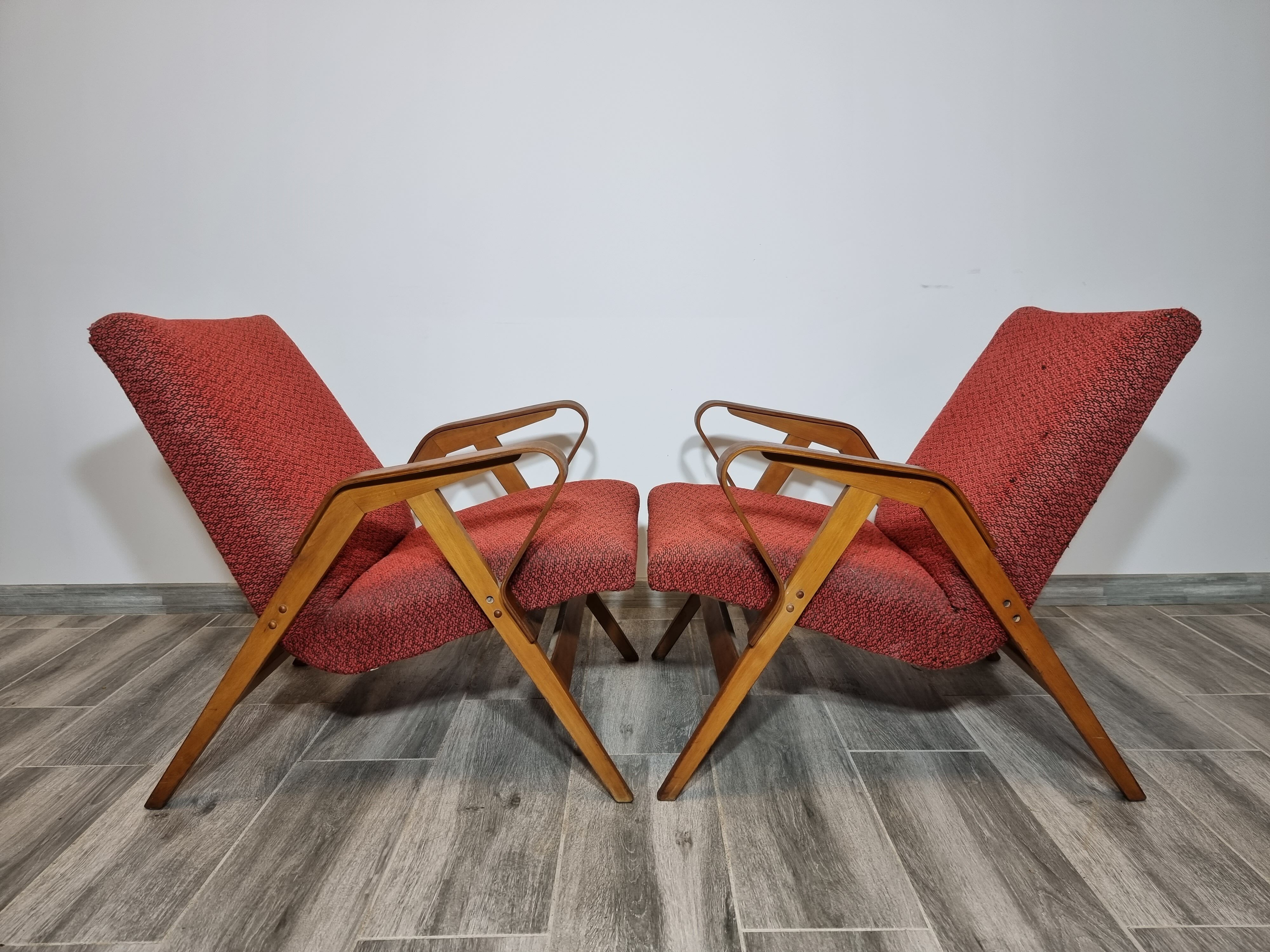 Armchairs by Frantisek Jirak