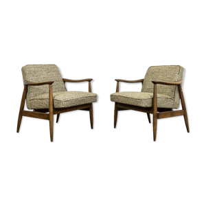 Paire de fauteuils GFM 87 vintage