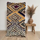 Tapis Azilal ancien coloré