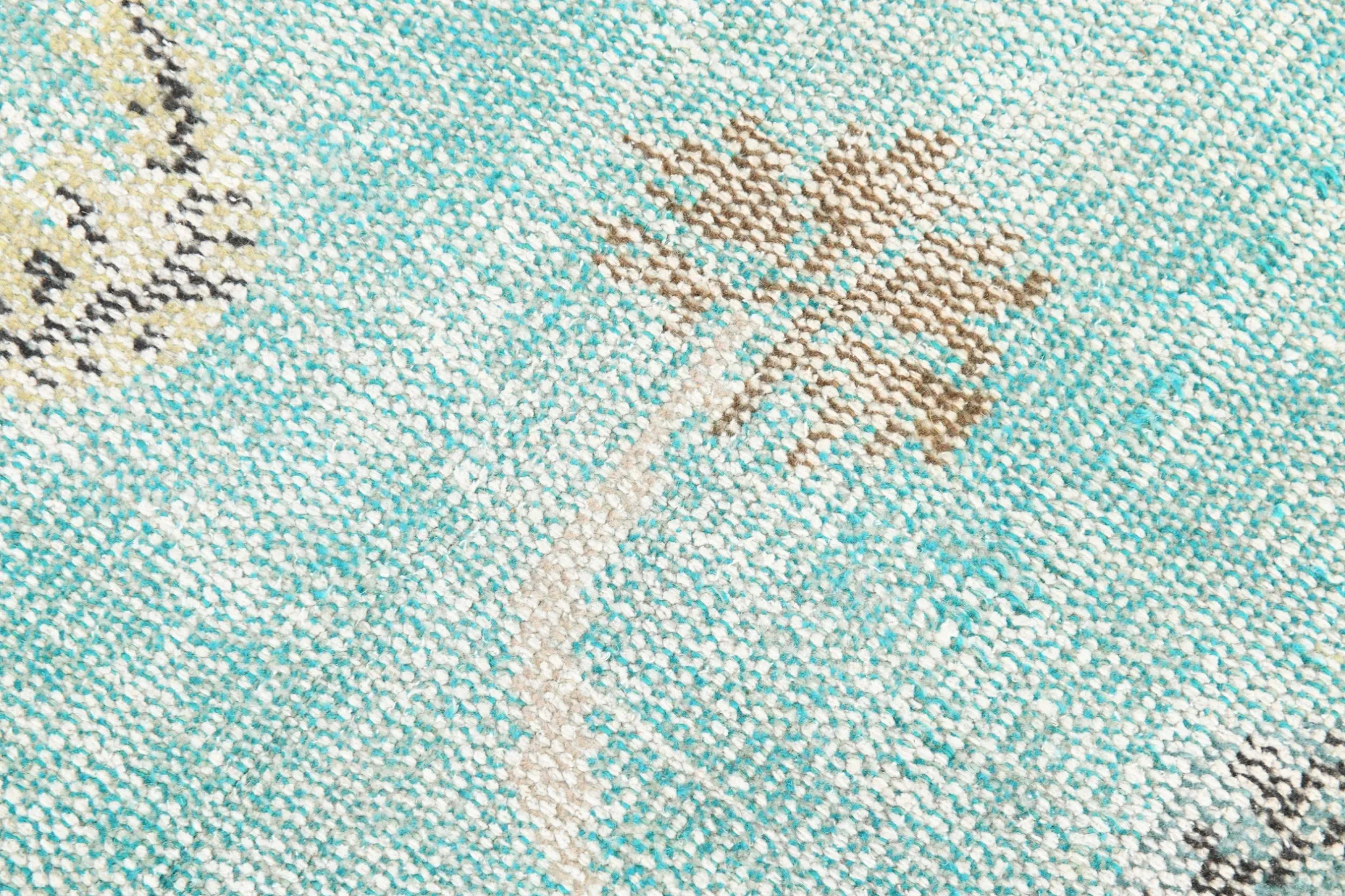 Teal Green Turkish Vintage Rug, Persian Style Living Room Carpet, 222x321Cm