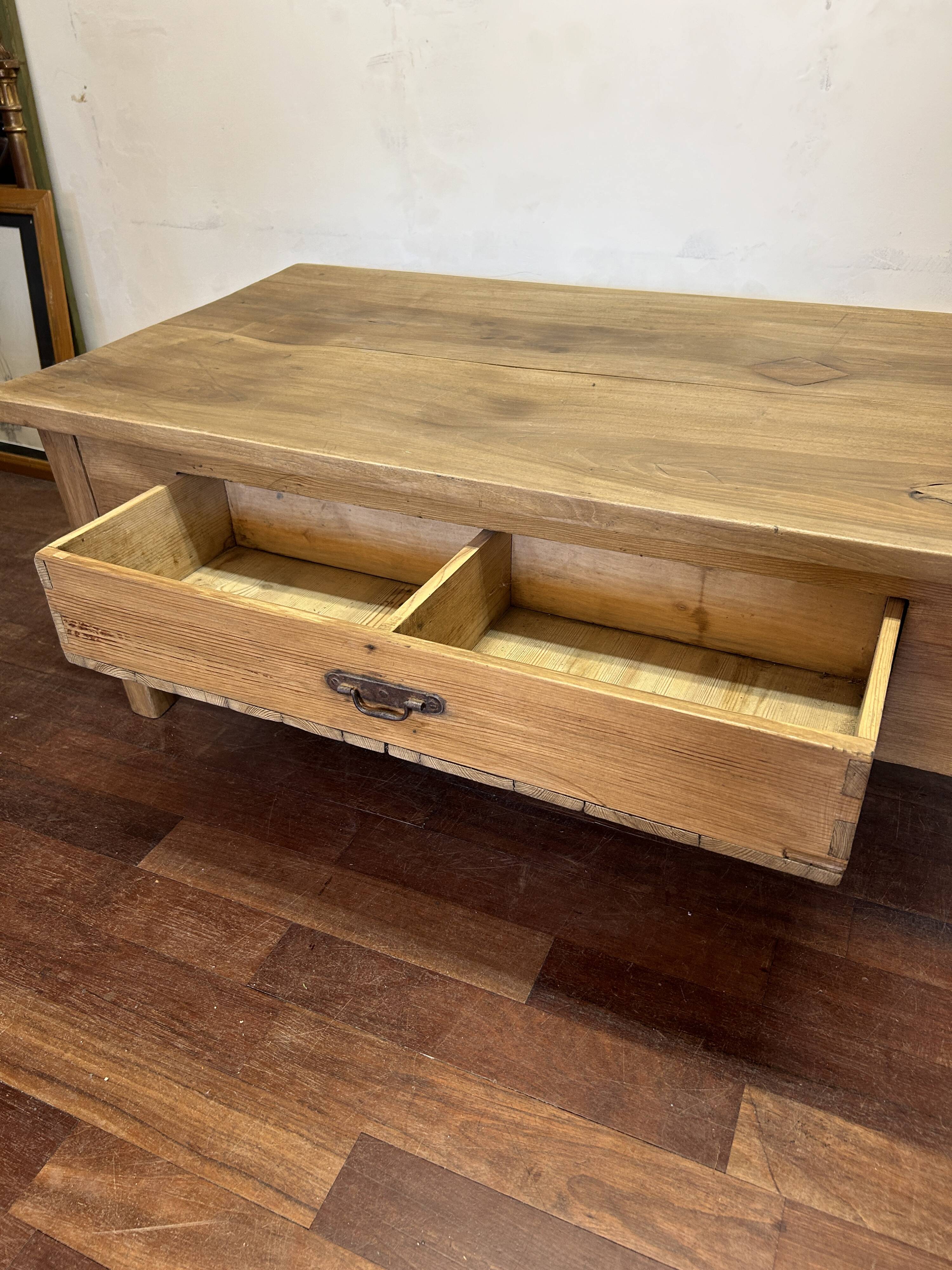 Wooden coffee table
