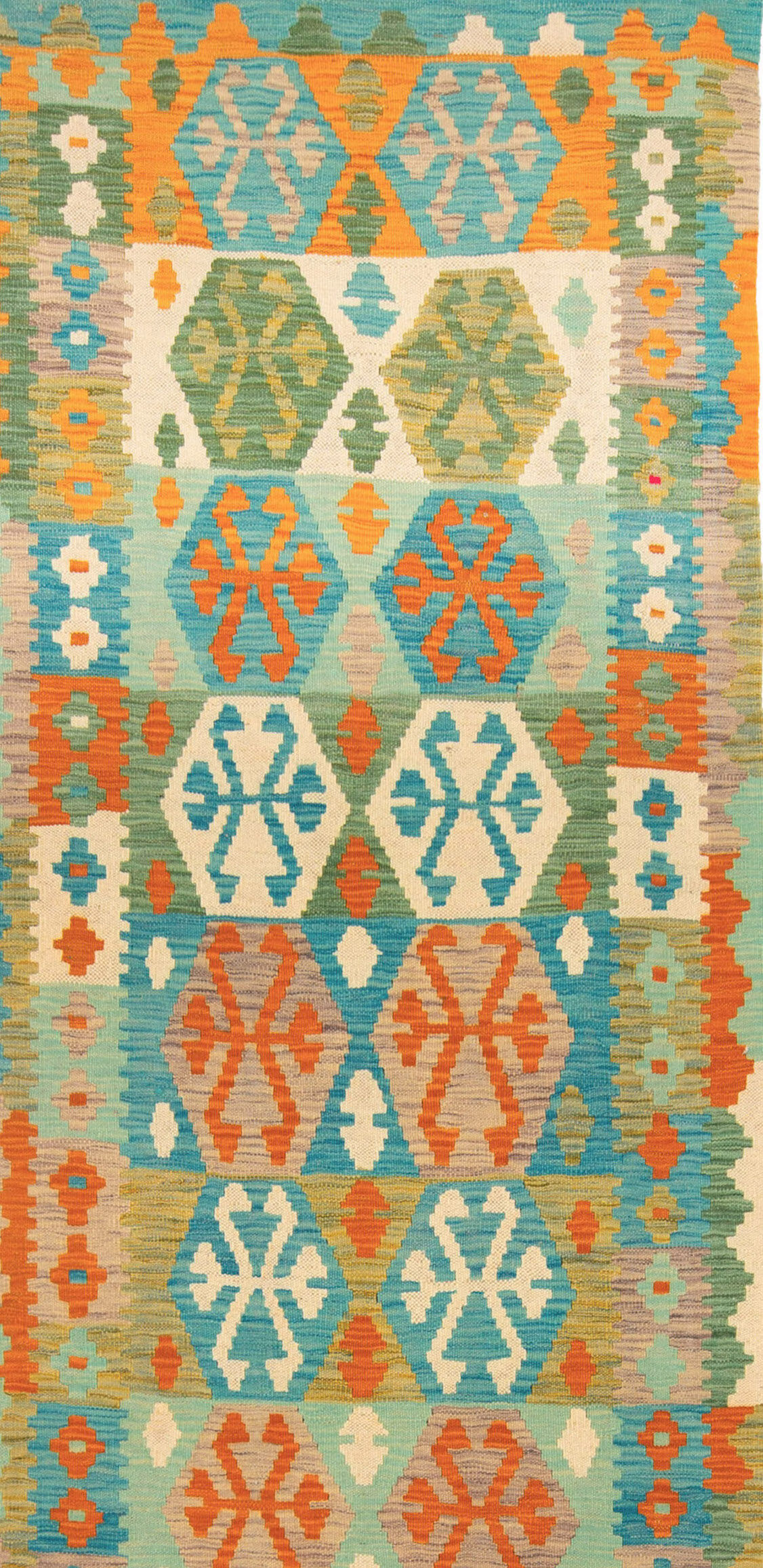 Afghan Kilim 301 x 82 cm