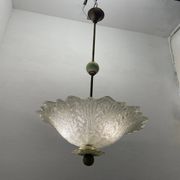Suspension vintage en verre de Murano 1950