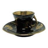 Cup and saucer set, Chic & Glam, porcelain, Chodzież, Poland, 1970s