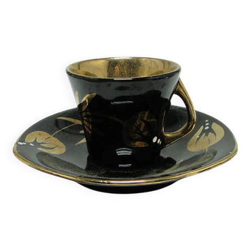 Cup and saucer set, Chic & Glam, porcelain, Chodzież, Poland, 1970s