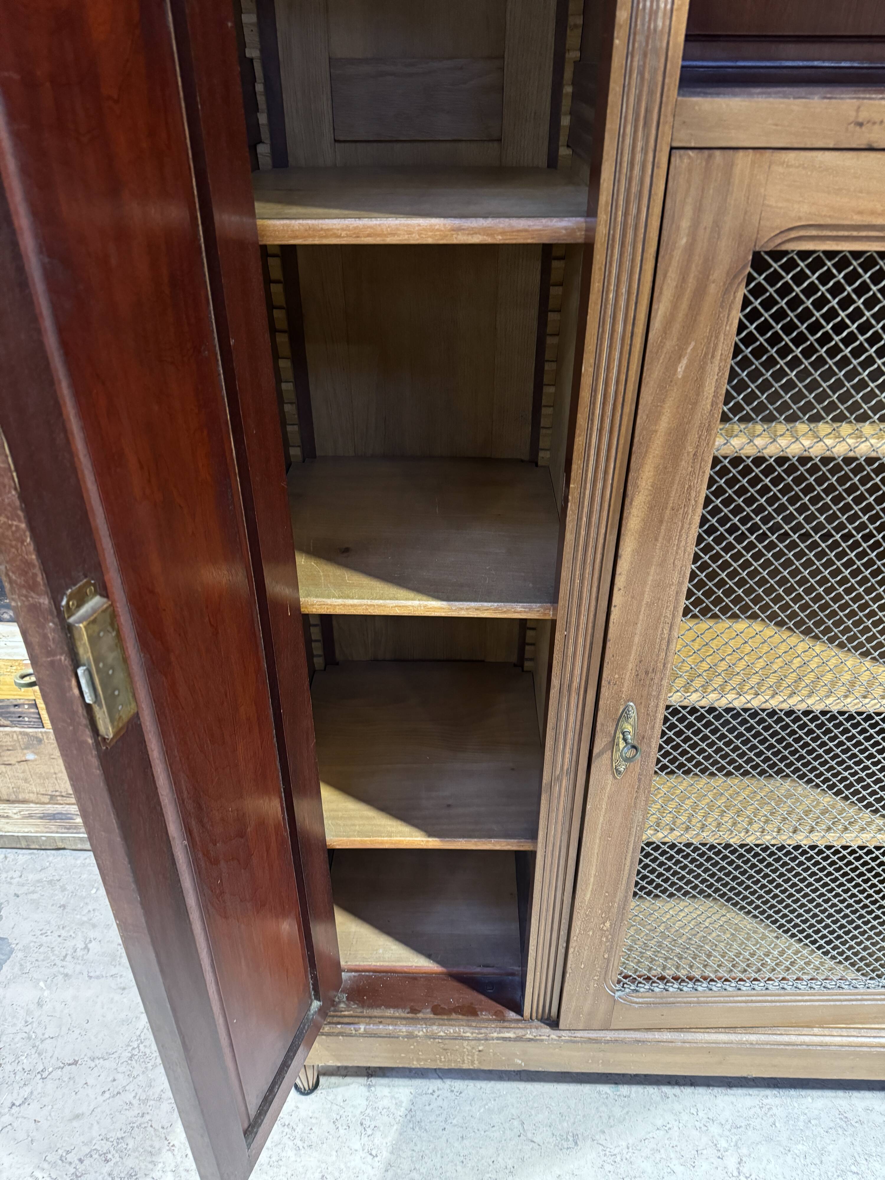 Art Deco Walnut Office Cabinet