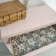 Pink art deco chest of drawers