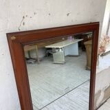 Late 19th XL wooden mirror
