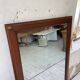 Late 19th century XL wooden mirror