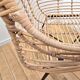 Chaise design en osier