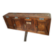 Vintage Wooden Building Mailbox Set