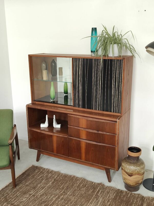 Buffet vaisselier U372/386 B.Landsman et H.Nepozitek pour Jitona 1960