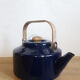Set of enamelled coffee pots