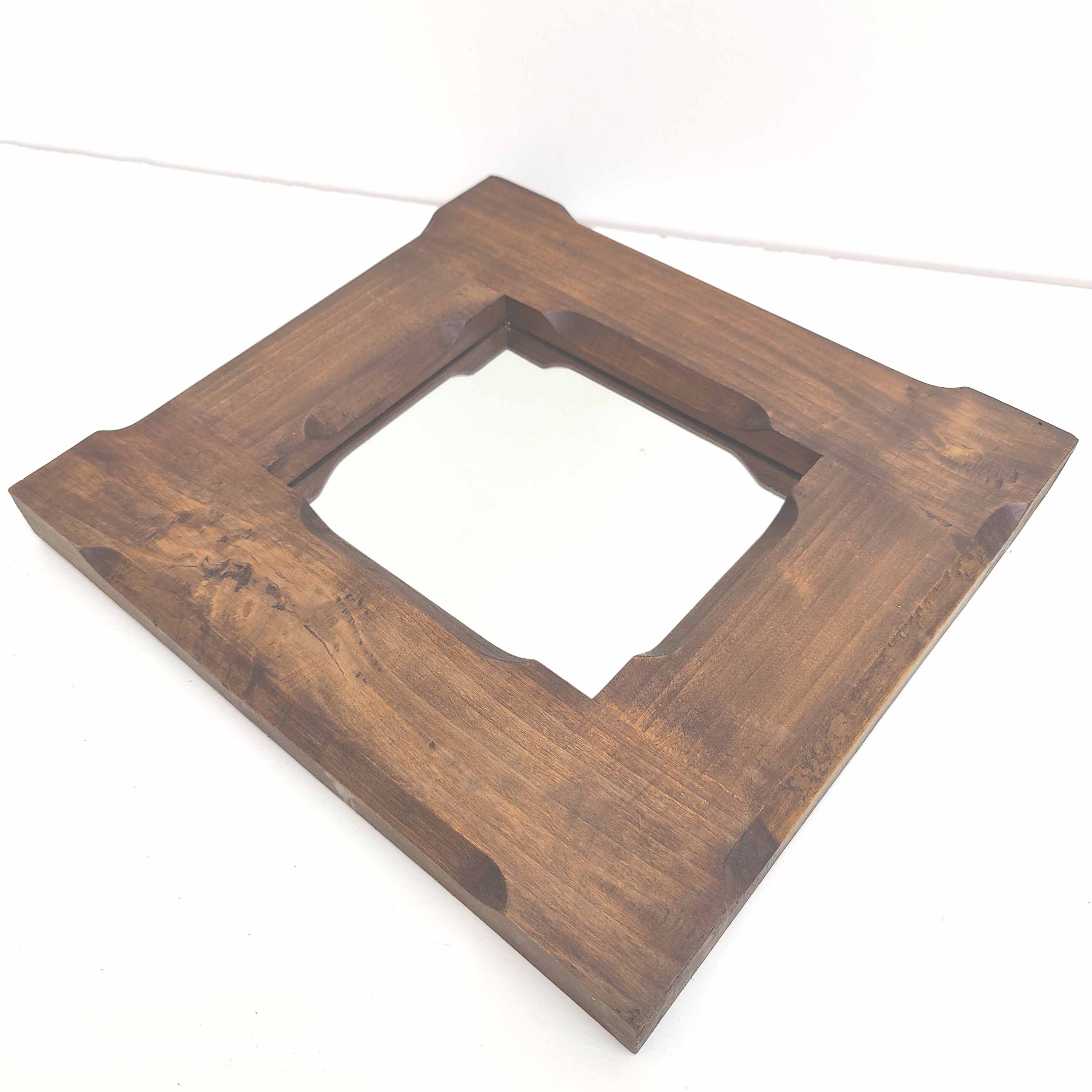 Miroir en chêne 33 par 30cm