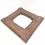 Oak mirror 33 by 30cm