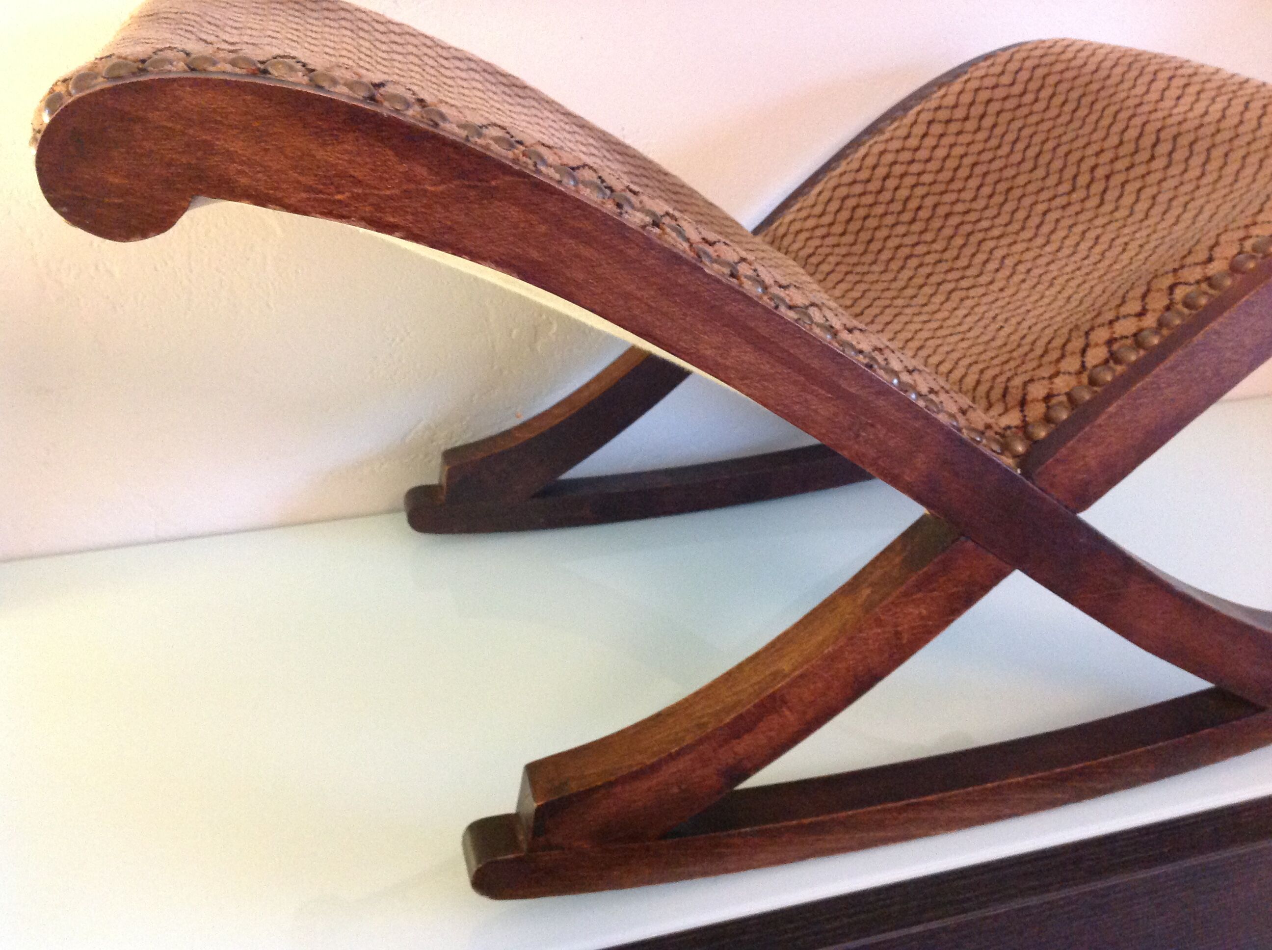 Foot rest flâneuse vintage 50s