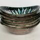 7 Morvan glazed earthenware salad bowls