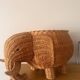 Panier éléphant en rotin