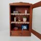 Old bathroom cabinet from the 40s in solid oak