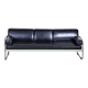 Bauhaus Sofa in Leather by Robert Slezak, 1930s