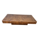 Table basse en loupe d’orme Roche et Bobois vintage 70s