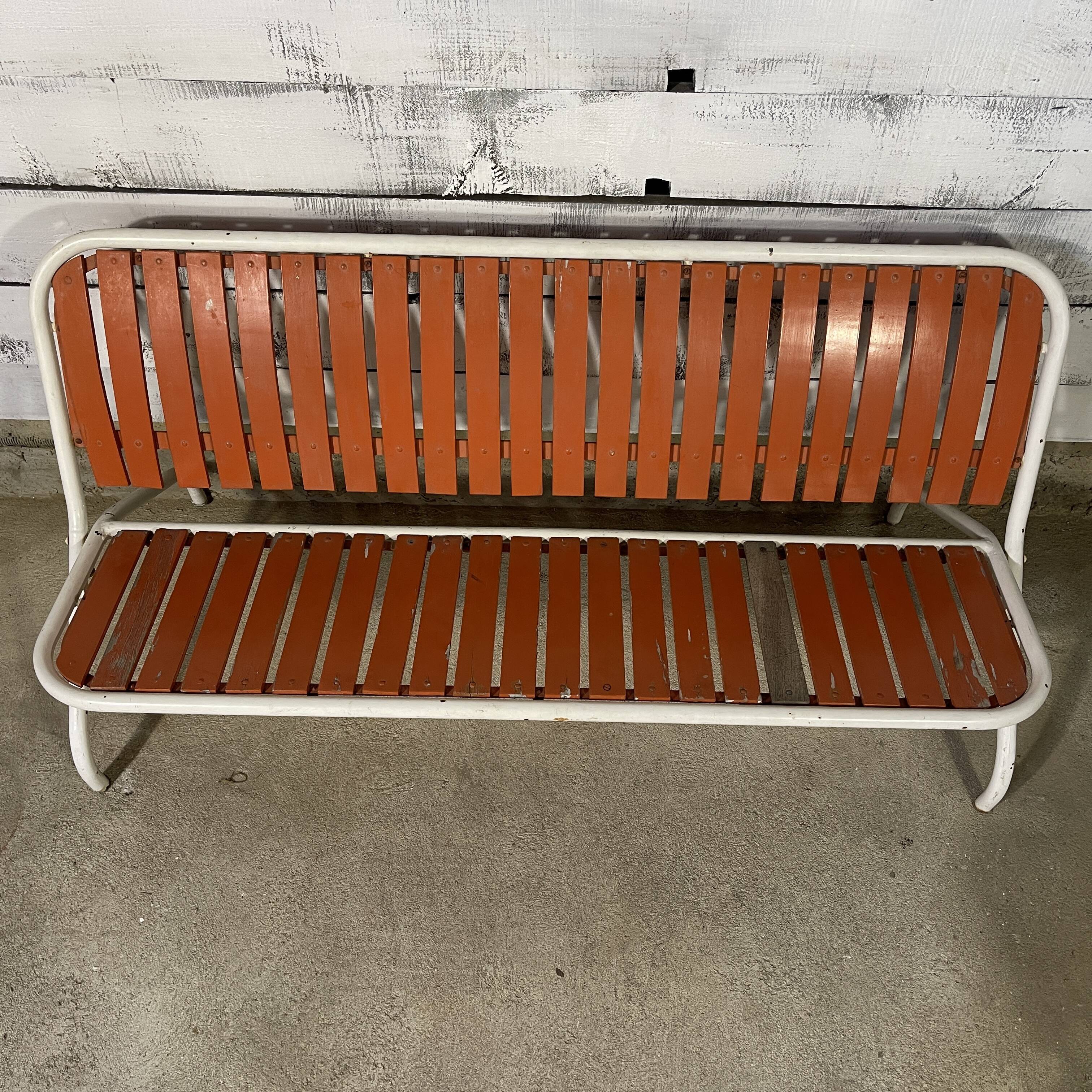 Foldable vintage bench