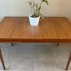 Vintage teak table with extensions