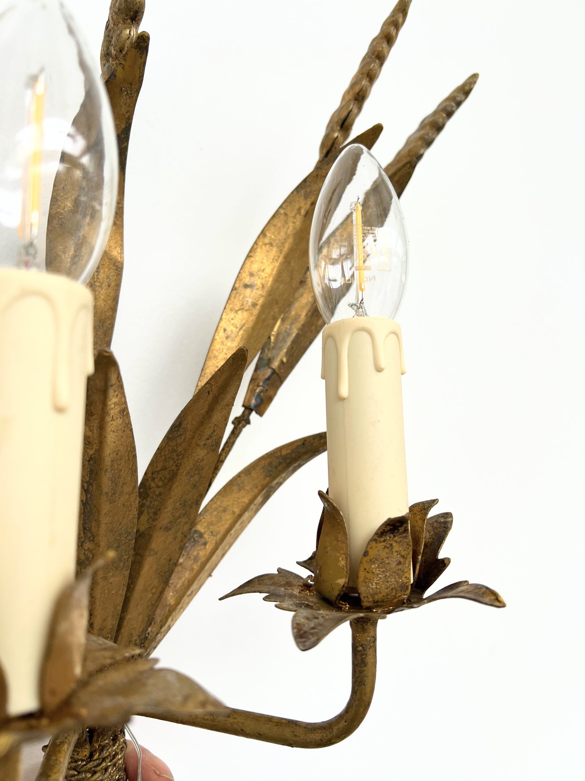 Pair of Wall Lights "Wheat Sheaf"