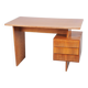 Mid-Century Walnut and Oak Writing Desk from B. Landsman, Czech, 1950s