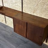60s 70s teak wall shelf Wall Unit Kai Kristiansen for FM Møbler Denmark