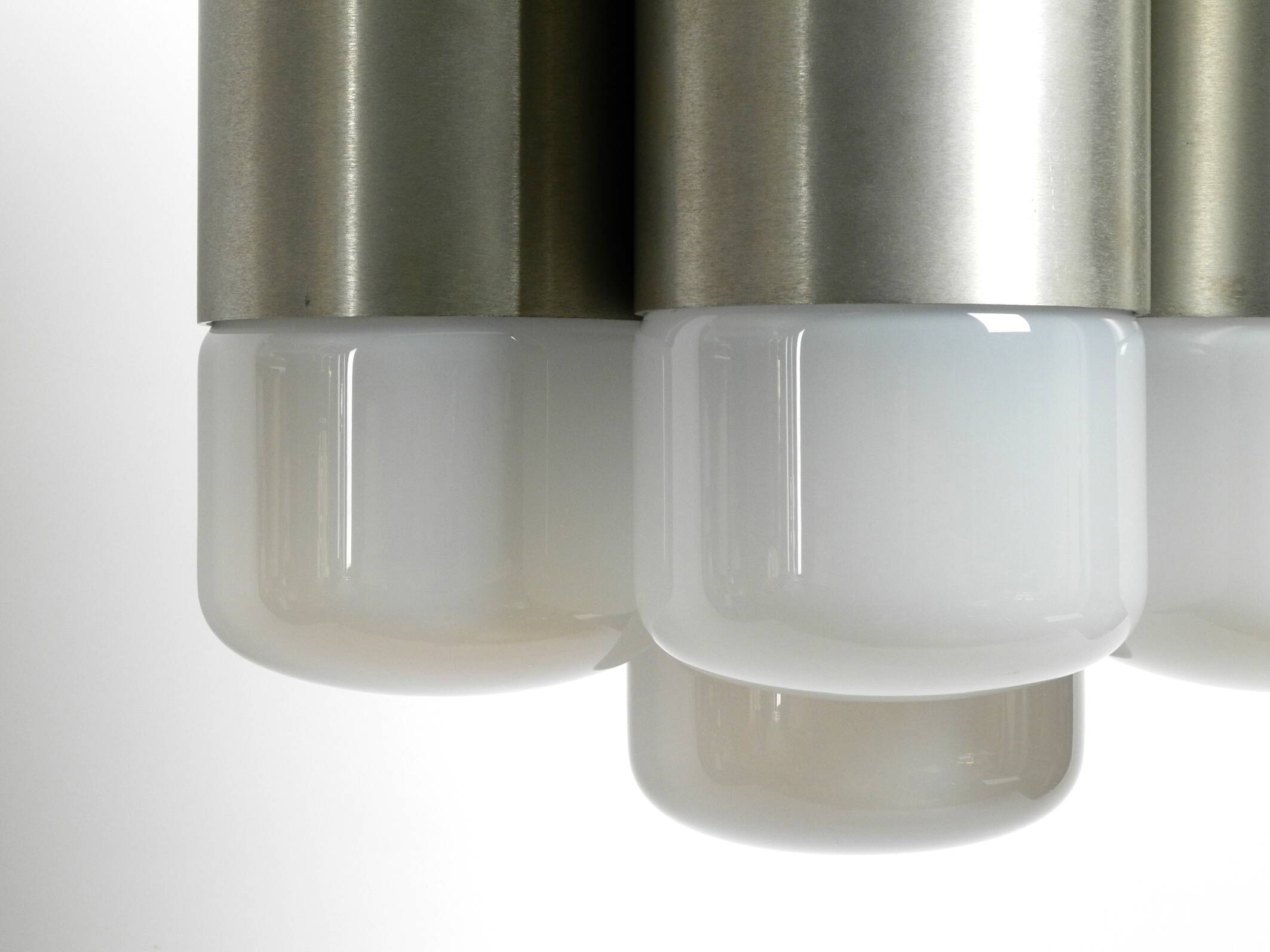 Italian 1960s Space Age ceiling lamp with 13 glasses by Goffredo Reggiani