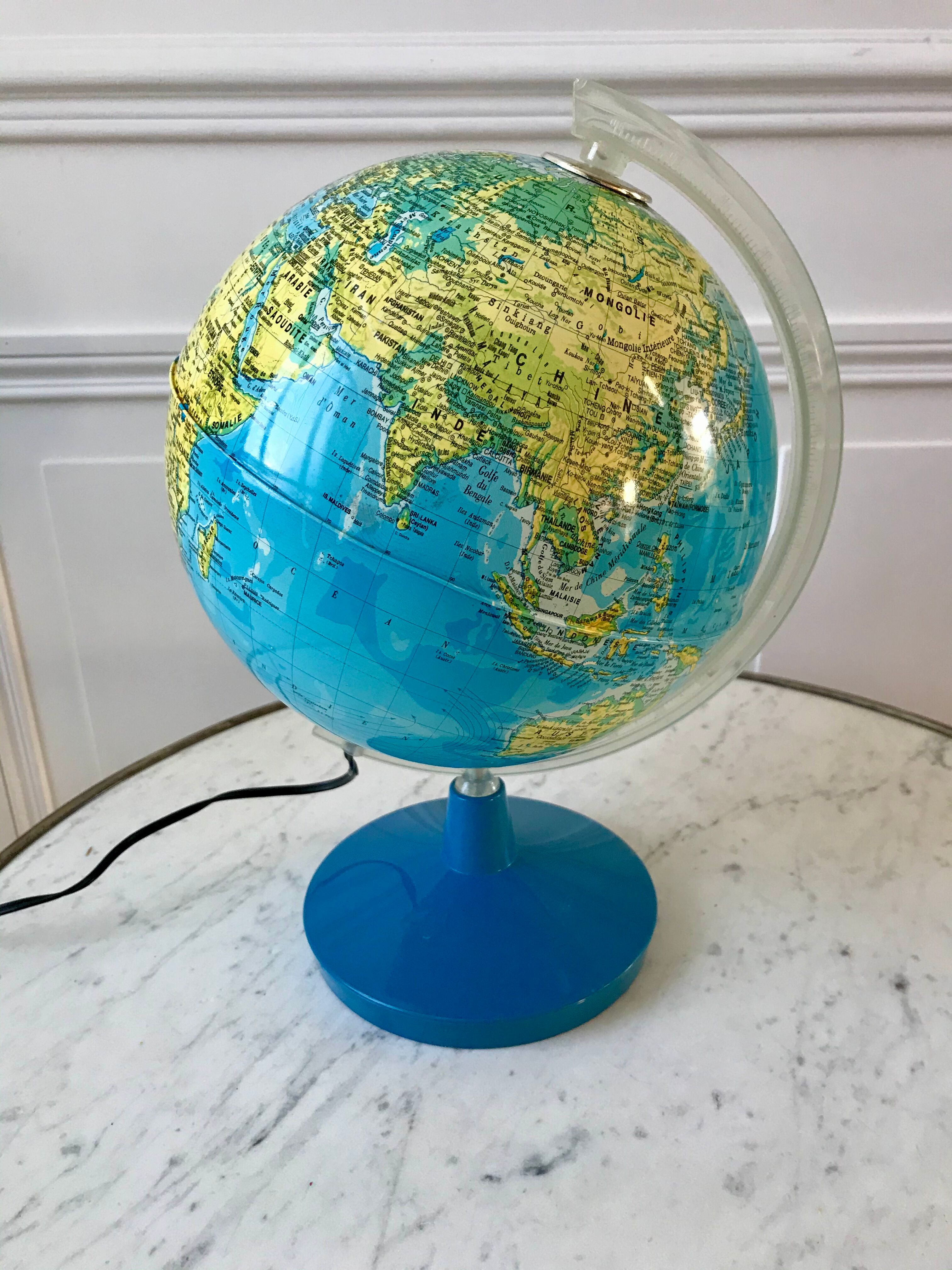 Luminous globe 70s