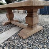 Solid oak monastery table